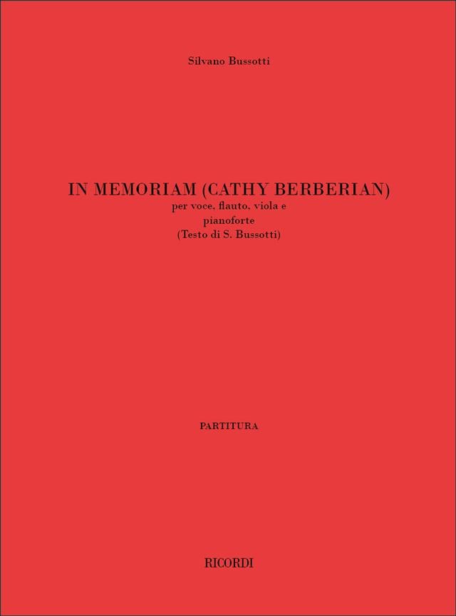 In Memoriam (Cathy Berberian)